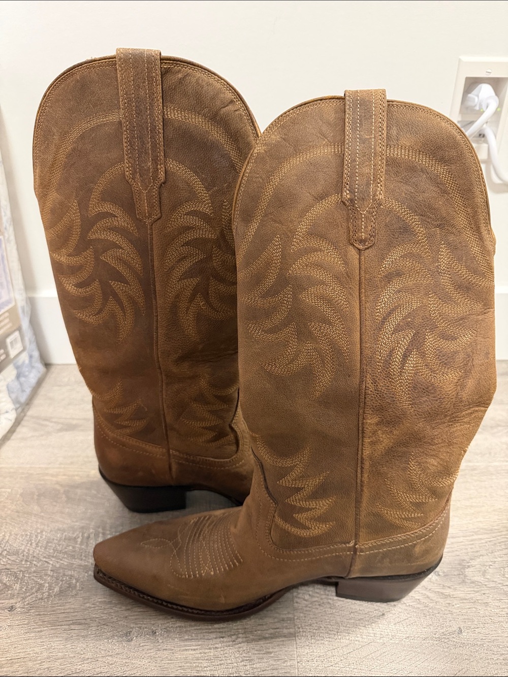Tecovas The Annie Goat Leather Tall Western Boots Women’s Size 10B - Picture 7 of 9